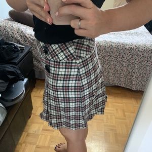 Winter tartan skirt